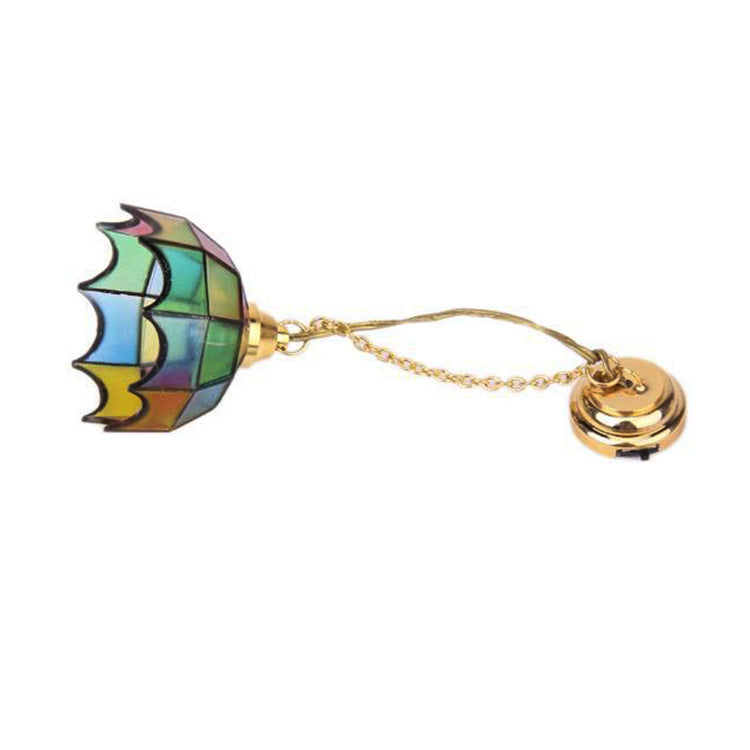 Wholesale LED 1:12 LED lights with switches that can light up without a power source